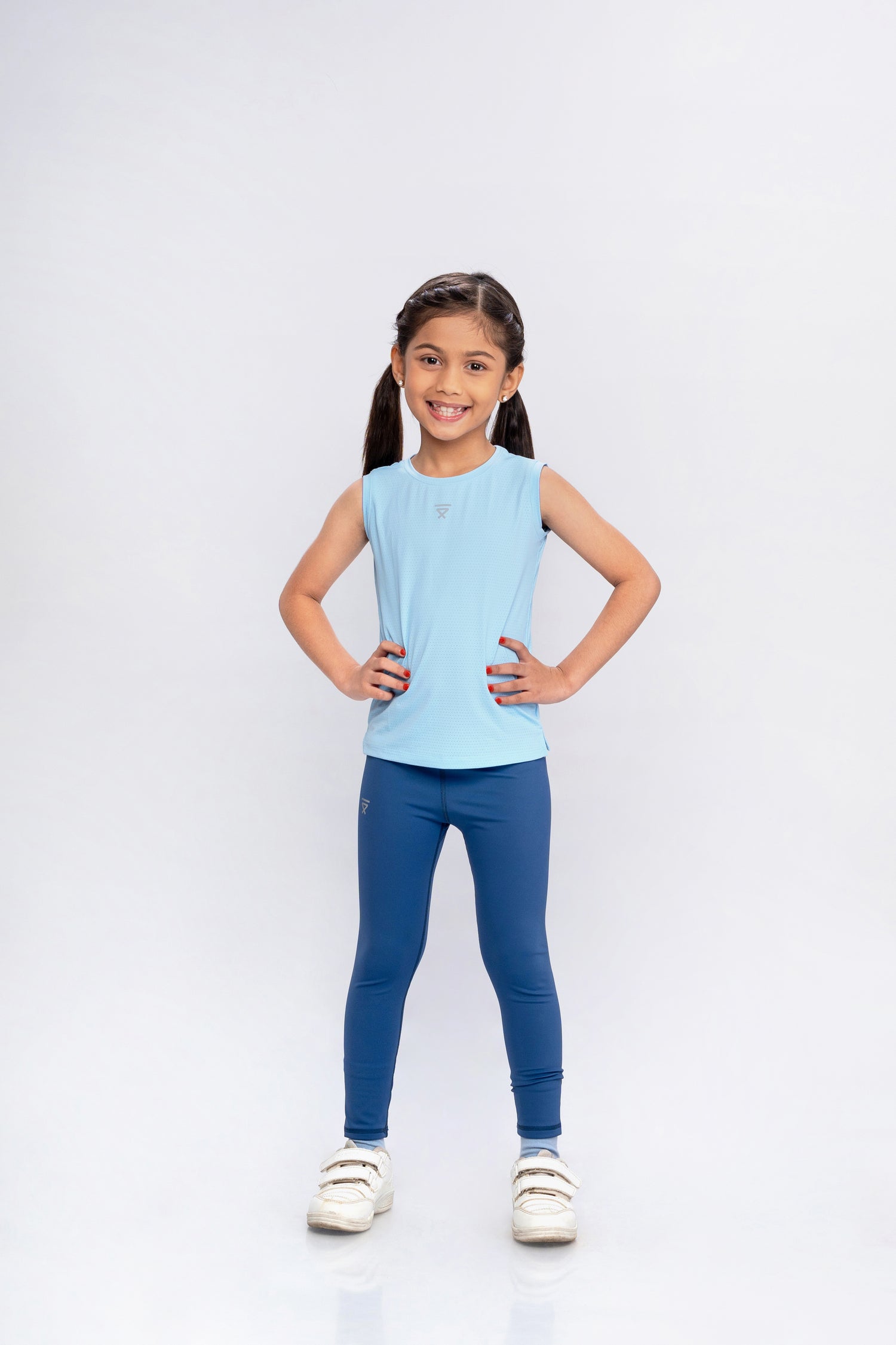 BREEZY TANK &amp; POWER LEGGINGS - BLUE